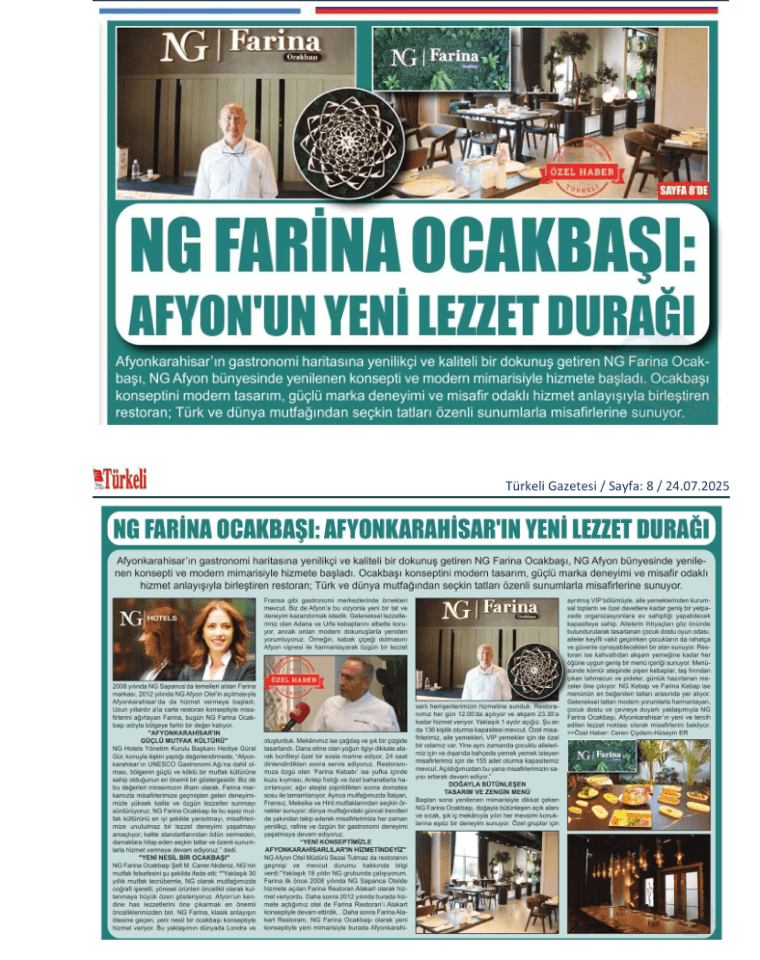 Ng Hotels Basında Biz Turk Eli Gazetesi