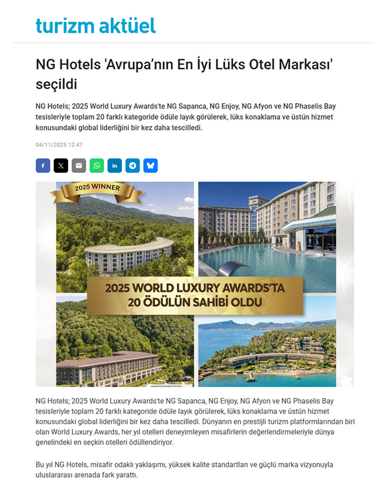 Ng Hotels Basında Biz Turizim Aktuel