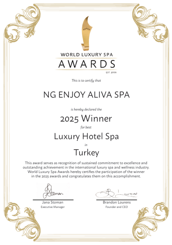 Ng Hotels Odullerimiz Enjoy Luxury Hotel Spa