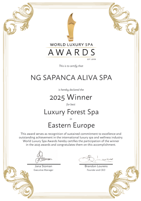 Ng Hotels Odullerimiz Sapanca Luxury Forest Spa