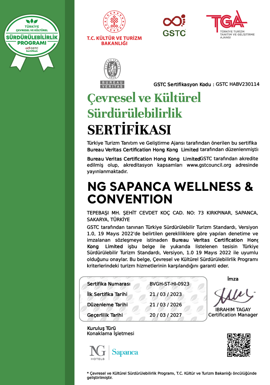 Ng Sapanca Surdurulebilirlik Card