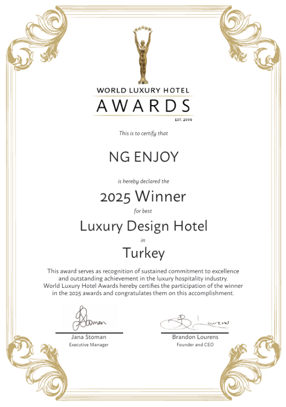 Ng Hotels Odullerimiz Enjoy Luxury Design Hotel