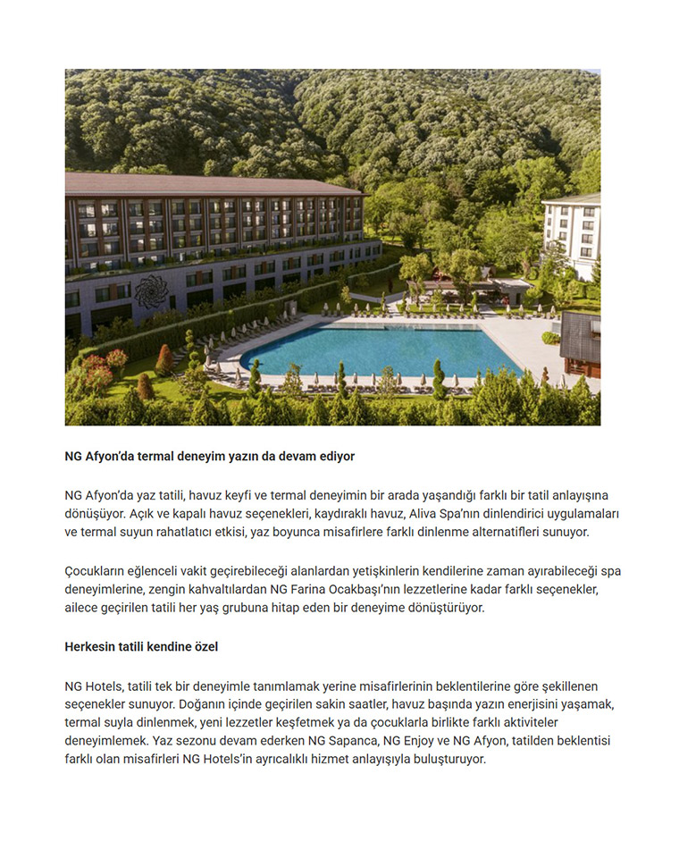 Ng Hotels Turizm Aktuel News Card